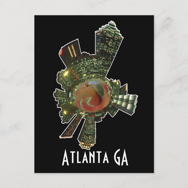 ATLANTA GA POSTCARD (Front)