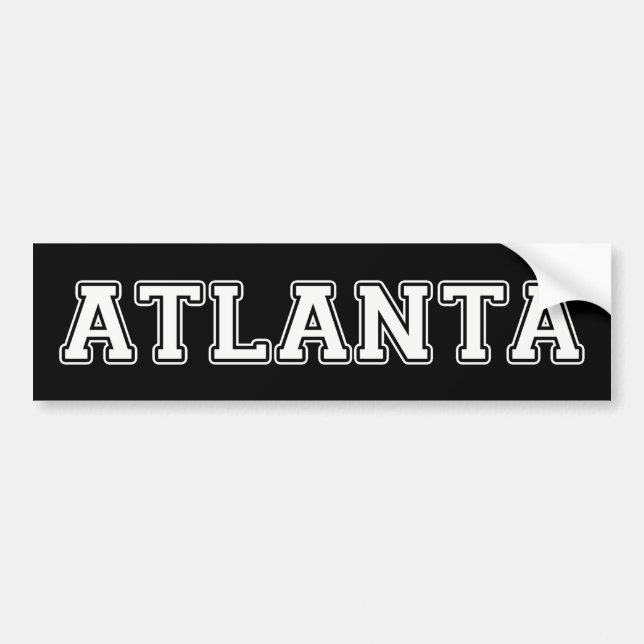 Atlanta Georgia Bumper Sticker (Front)