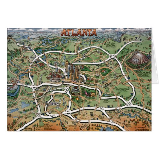 Atlanta Georgia Cards (Front Horizontal)