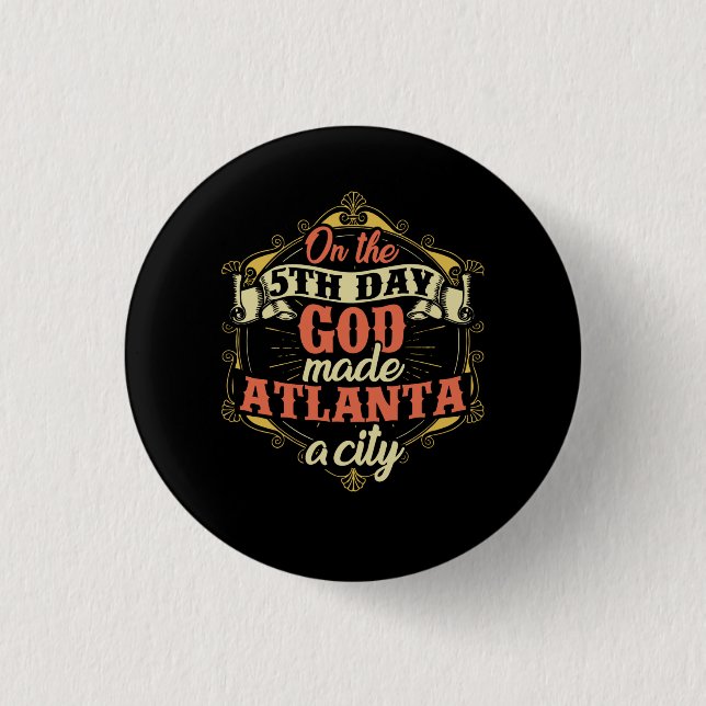 Atlanta Georgia City Button (Front)