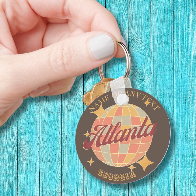 Atlanta Georgia City fashion gift souvenir  Keychain (Creator Uploaded)