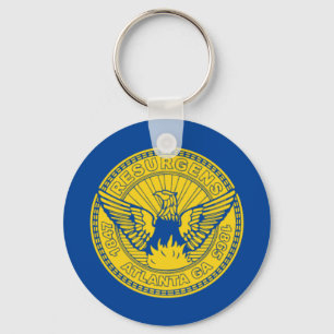 Atlanta (Georgia) City flag Keychain