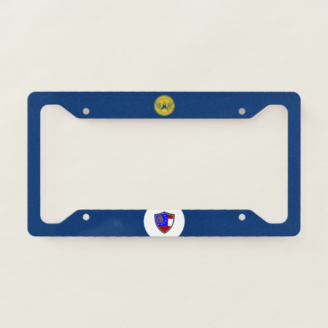 Atlanta (Georgia) city flag   License Plate Frame (Front)
