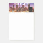 Atlanta, Georgia city skyline at night Post-it Notes