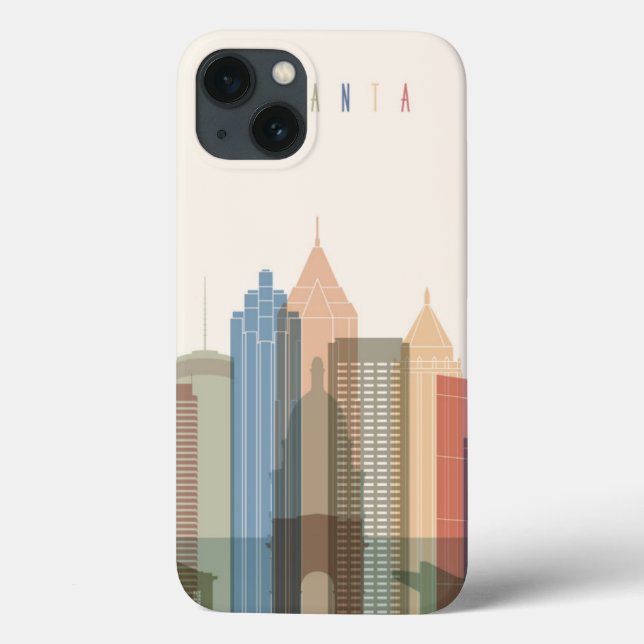 Atlanta, Georgia | City Skyline Case-Mate iPhone Case (Back)