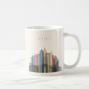 Atlanta, Georgia   City Skyline Coffee Mug