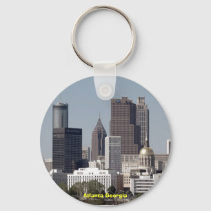 atlanta georgia cityscape keychain