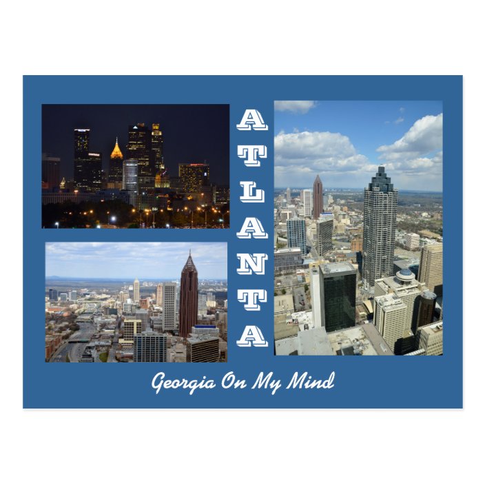 Atlanta, Cityscape Postcard