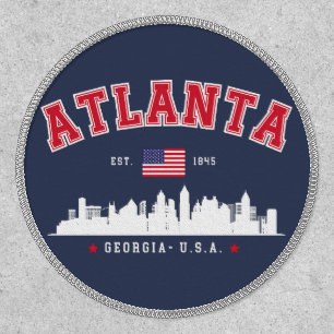 Atlanta Georgia Contemporary Skyline Patch