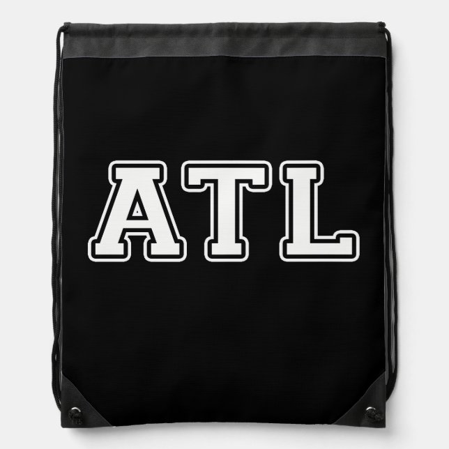 Atlanta Georgia Drawstring Bag (Front)