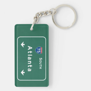 Atlanta Georgia ga Interstate Highway Freeway : Keychain