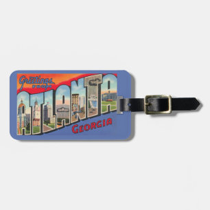 Atlanta Georgia Greeting Luggage Tag
