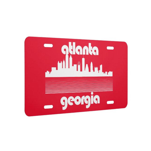 Atlanta Georgia License Plate (Right)