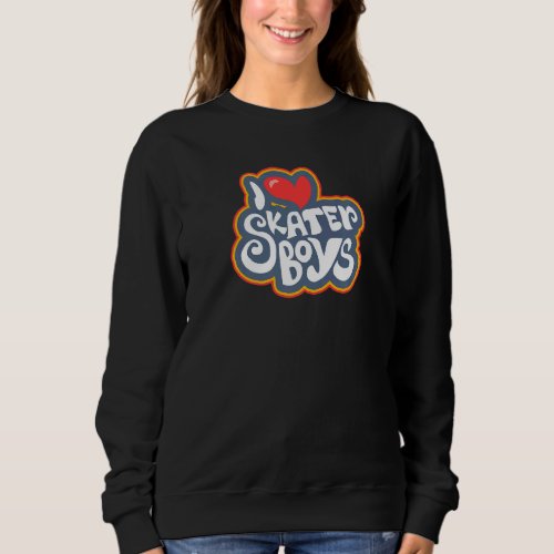 Atlanta Georgia Loves Skater Boys Women Girls Skat Sweatshirt