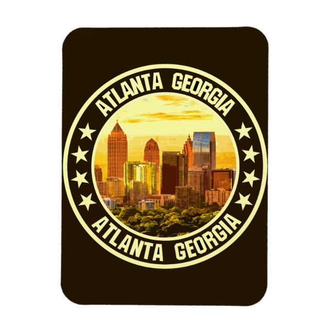 Atlanta Georgia Magnet (Vertical)