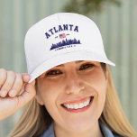 Atlanta Georgia Modern Skyline Trucker Hat<br><div class="desc">"Celebrate the vibrant city of Atlanta,  Georgia with this elegant design featuring a beautifully detailed skyline design! Perfect for residents and visitors alike,  this design captures the essence of Atlanta Georgia's iconic architecture and urban charm.</div>