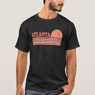 Atlanta Georgia Peach Southern Girls Retro Vintage T-Shirt