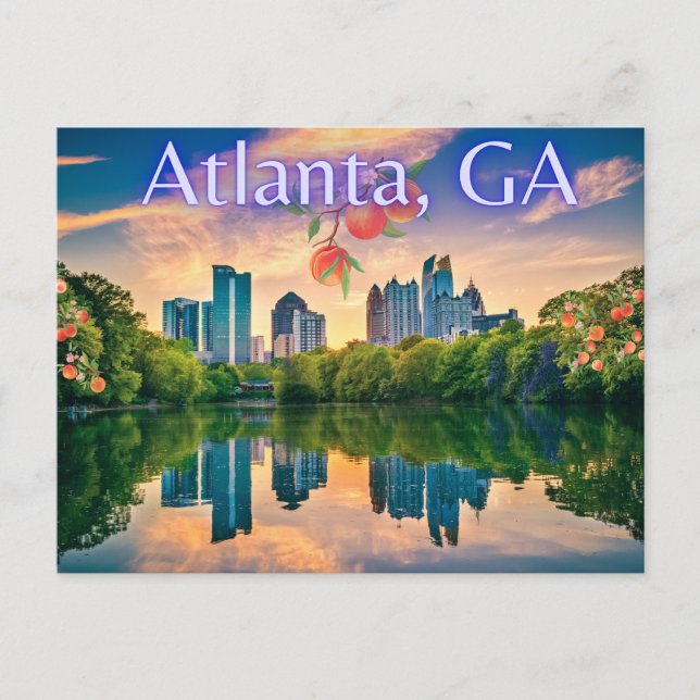 Atlanta, Georgia Postcard (Front)