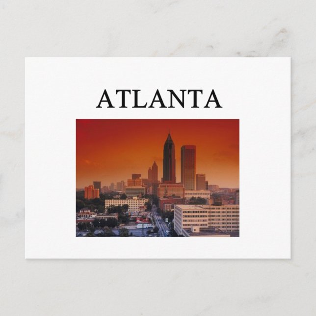 ATLANTA georgia Postcard (Front)