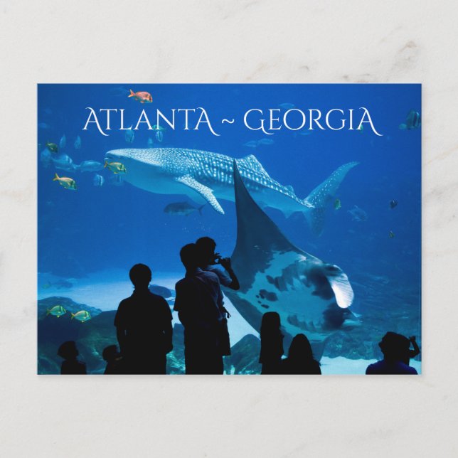 Atlanta Georgia Sights Postcard (Front)