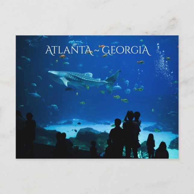 Atlanta Georgia Sights Postcard (Front)