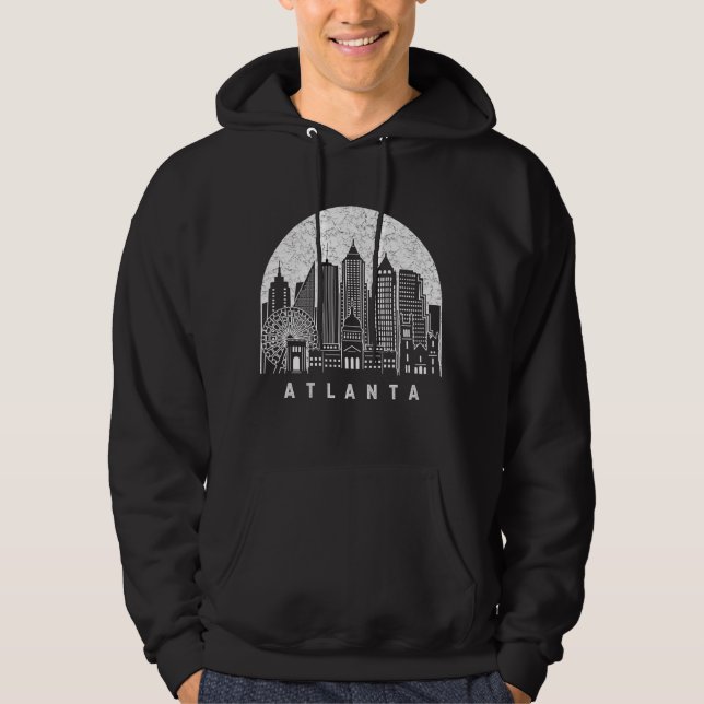 Atlanta Georgia Skyline Hoodie (Front)