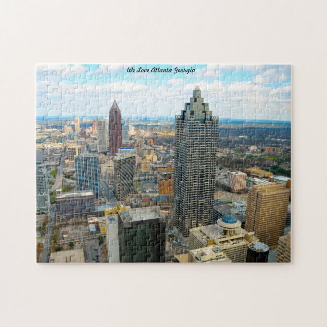 Atlanta Georgia skyline. Jigsaw Puzzle (Horizontal)