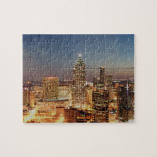 Atlanta Georgia Skyline Jigsaw Puzzle