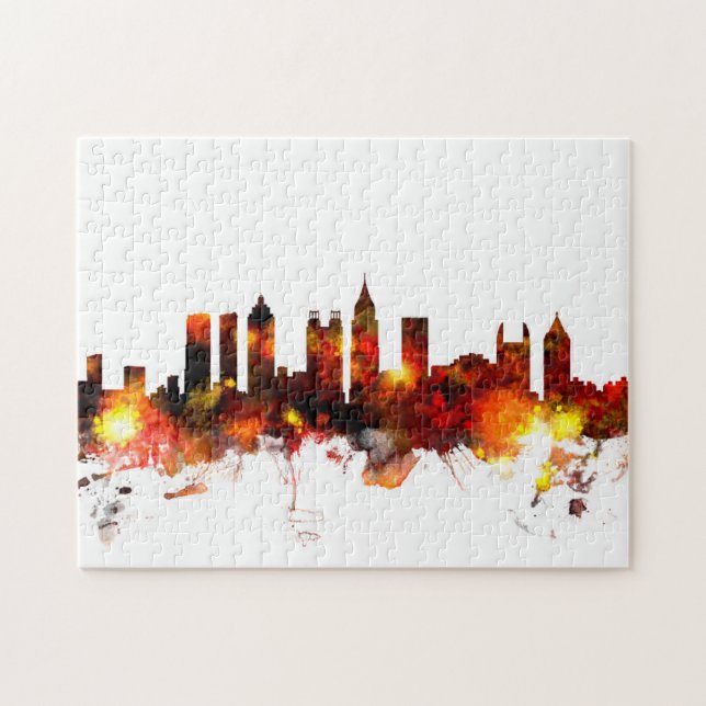 Atlanta Georgia Skyline Jigsaw Puzzle (Horizontal)