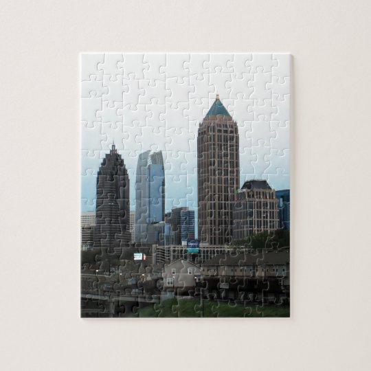 Atlanta, skyline Jigsaw Puzzle