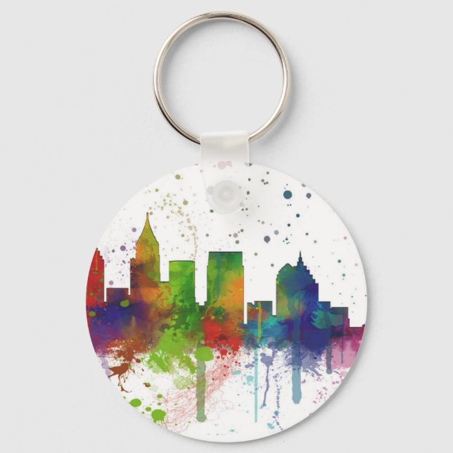 ATLANTA GEORGIA SKYLINE KEYCHAIN (Front)