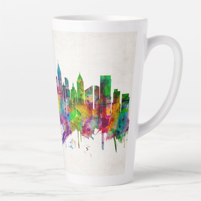 Atlanta Georgia Skyline Latte Mug (Right)