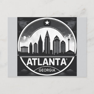Atlanta Georgia Skyline Postcard
