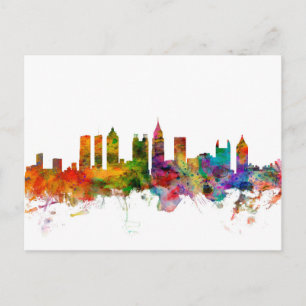 Atlanta Georgia Skyline Postcard