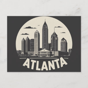 Atlanta Georgia Skyline Postcard