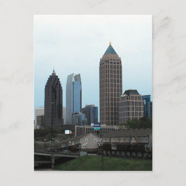 Atlanta, Georgia skyline Postcard (Front)