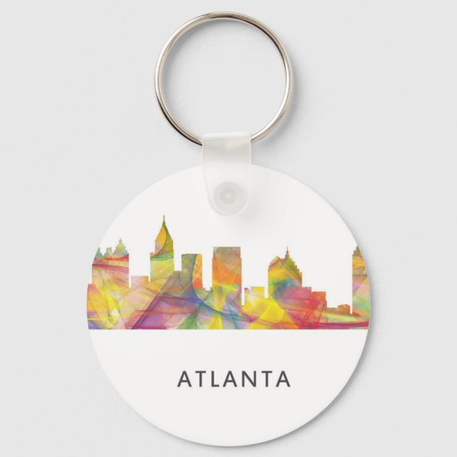 ATLANTA GEORGIA SKYLINE WB1 - KEYCHAIN (Front)