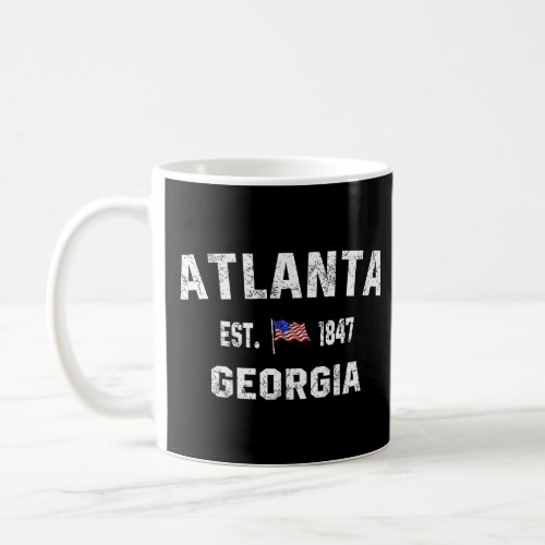 Atlanta Georgia Sports Old Retro Vintage ATL Homet Coffee Mug