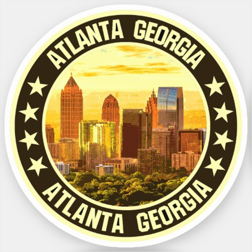 Atlanta Georgia                                    Sticker