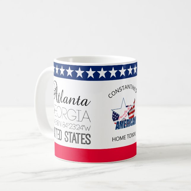 Atlanta, Georgia, United States elegant Coffee Mug (Front Left)