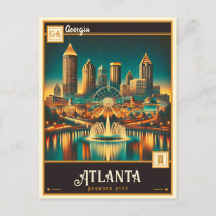 Atlanta, Georgia   Vintage Postcard