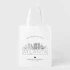 Atlanta, Georgia Wedding | Stylized Skyline