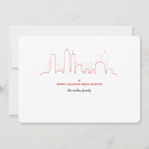 Atlanta Holiday Skyline Card