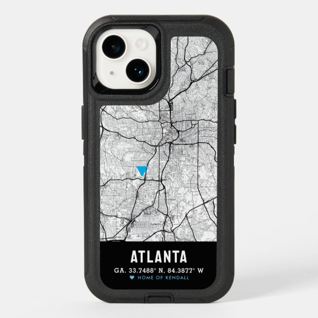 Atlanta Home Locator OtterBox iPhone Case (Back)
