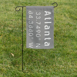 Atlanta Latitude and Longitude   Garden Flag
