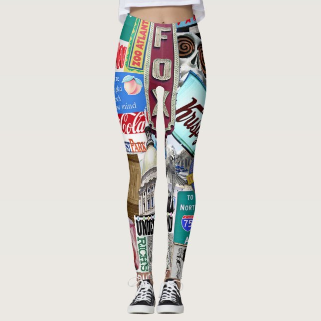 Atlanta Leggings, Atlanta Gifts, Leggings (Front)