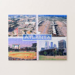 Atlanta - Mosaic - Usa - Jigsaw Puzzle