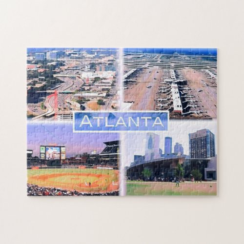 Atlanta _ Mosaic _ Usa _ Jigsaw Puzzle