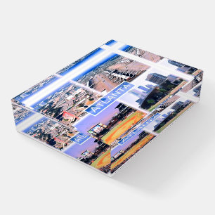 Atlanta - Mosaic - Usa - Paperweight