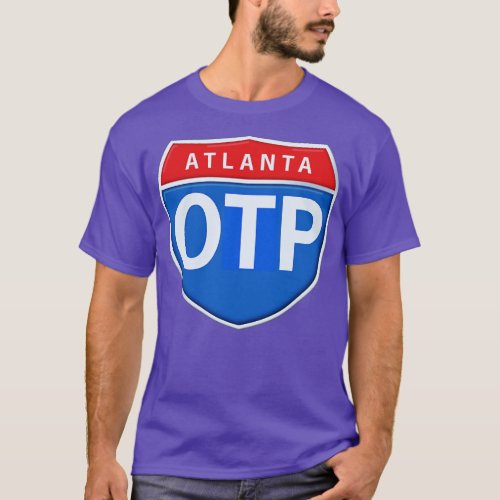Atlanta Outside The Perimeter Road Sign T_Shirt